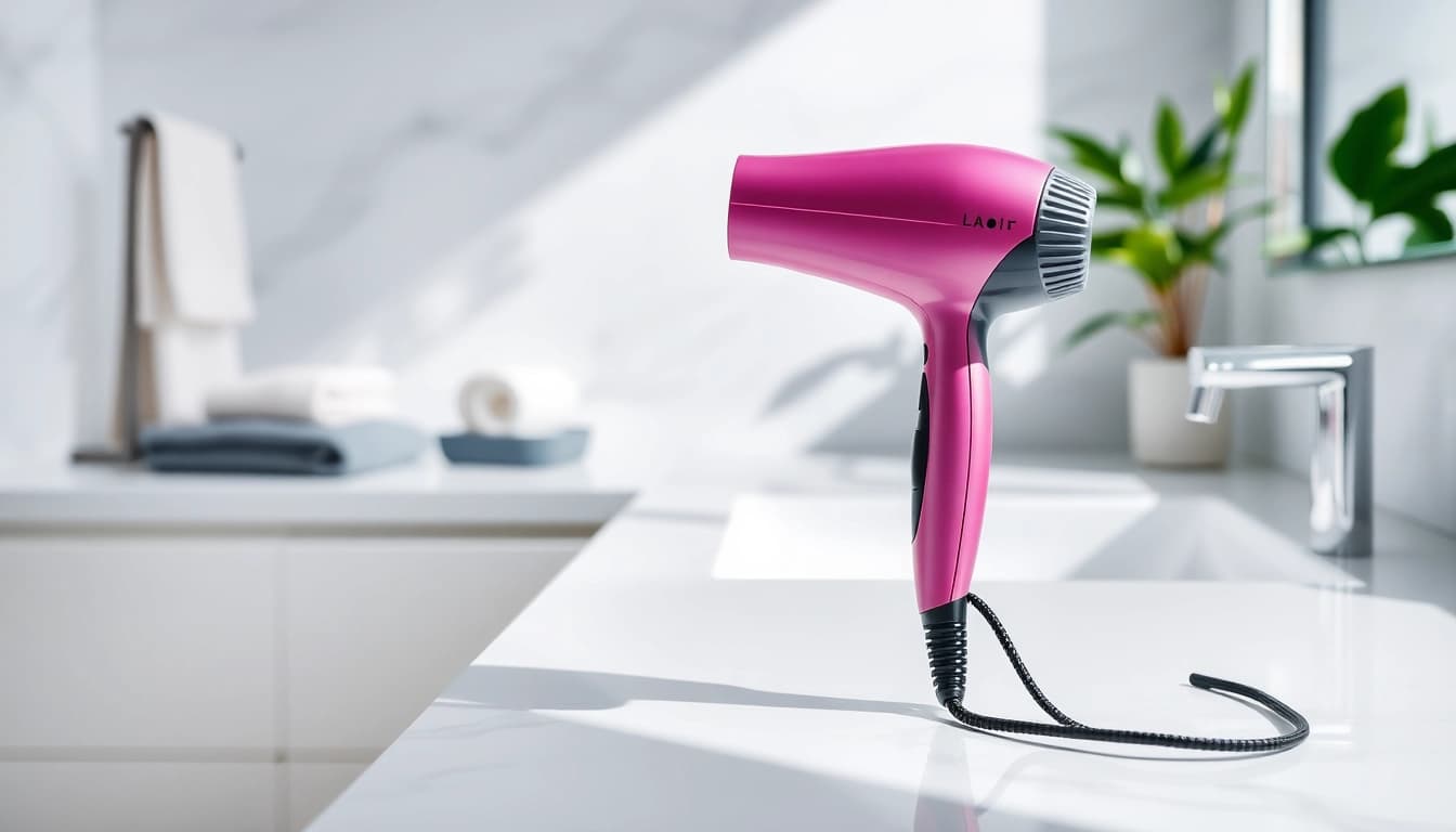 Erleben Sie die leistungsstarke laifen se Haartrockner mit modernem Design in einer stilvollen Umgebung.