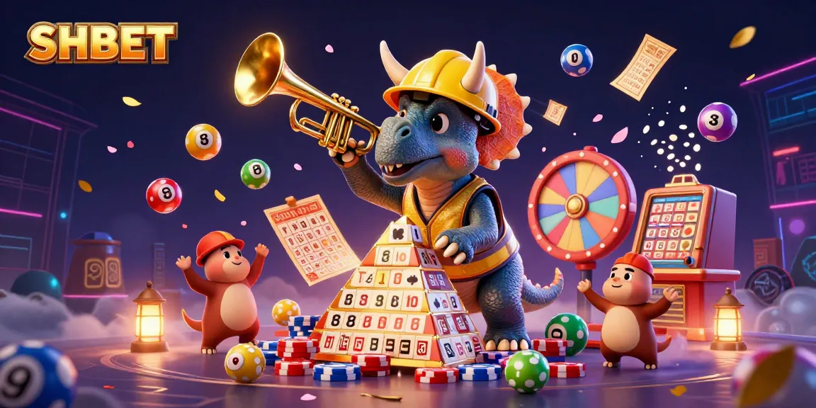 Experience excitement at SHBET with a vibrant 3D casino scene highlighting fun and games.