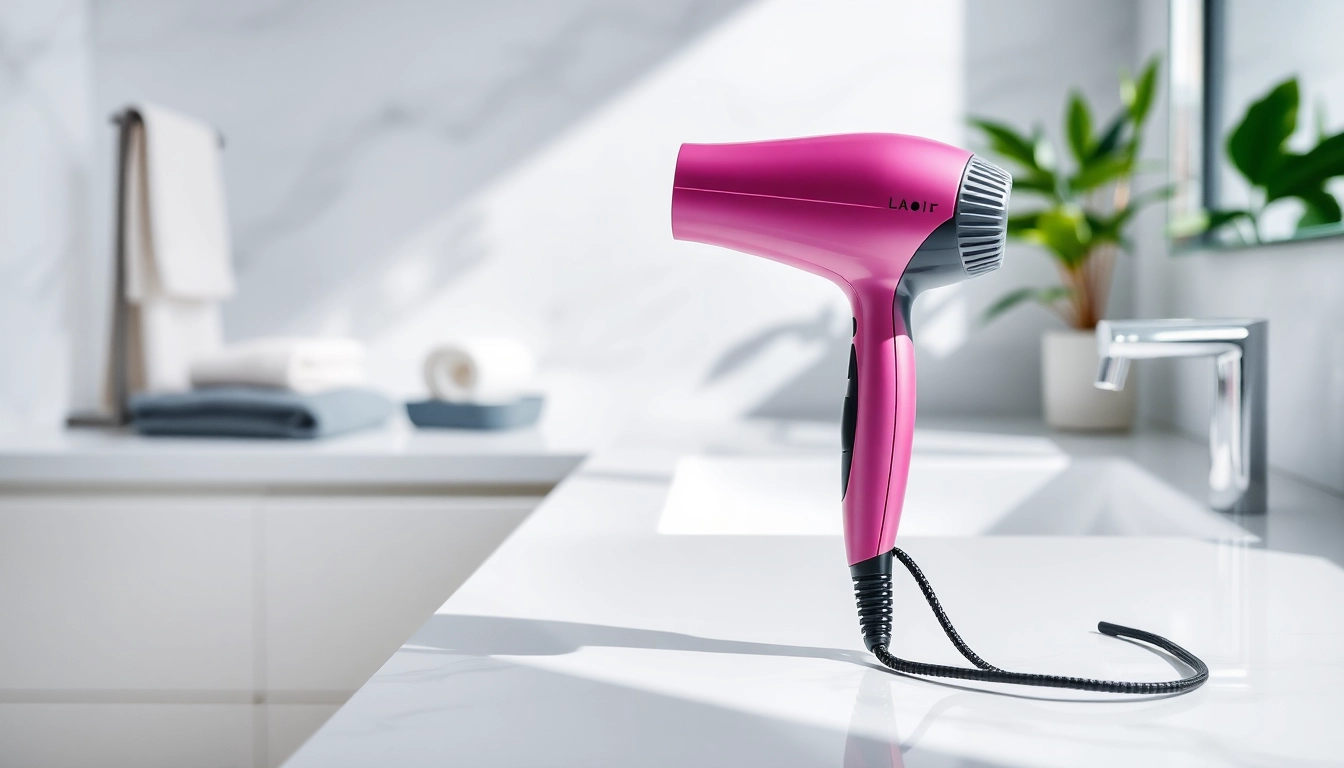 Erleben Sie die leistungsstarke laifen se Haartrockner mit modernem Design in einer stilvollen Umgebung.