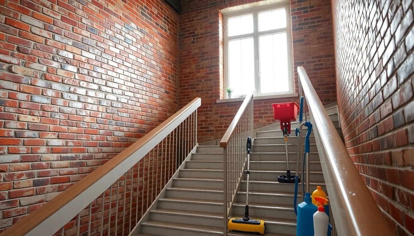 Treppenhausreinigung Berlin mit professioneller Reinigung und strahlend sauberen Flächen.