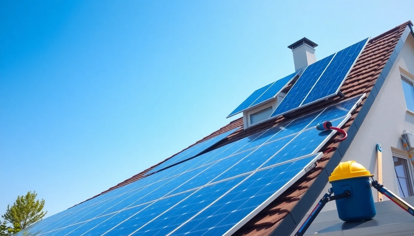 Optimale Pv anlage kosten wien zeigen effiziente Solarpanels auf einem Wiener Dach.