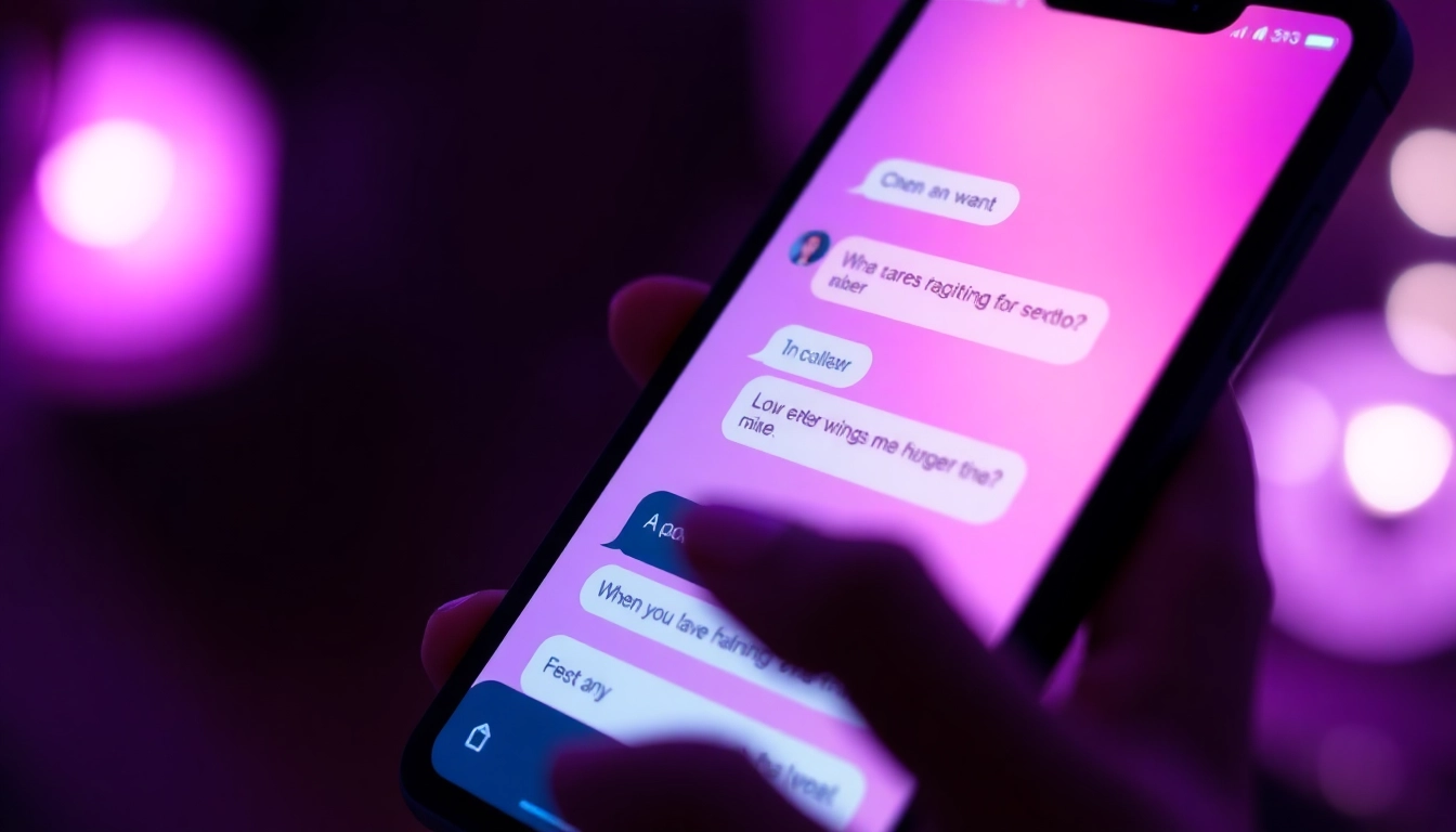 Engaging ai sexting chat between a smartphone user and an AI chatbot.
